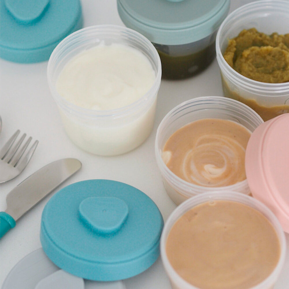 SET DE 6 FRASCOS DE CONSERVACIÓN 2 DE 90 ML Y 4 DE 150 ML BEABA