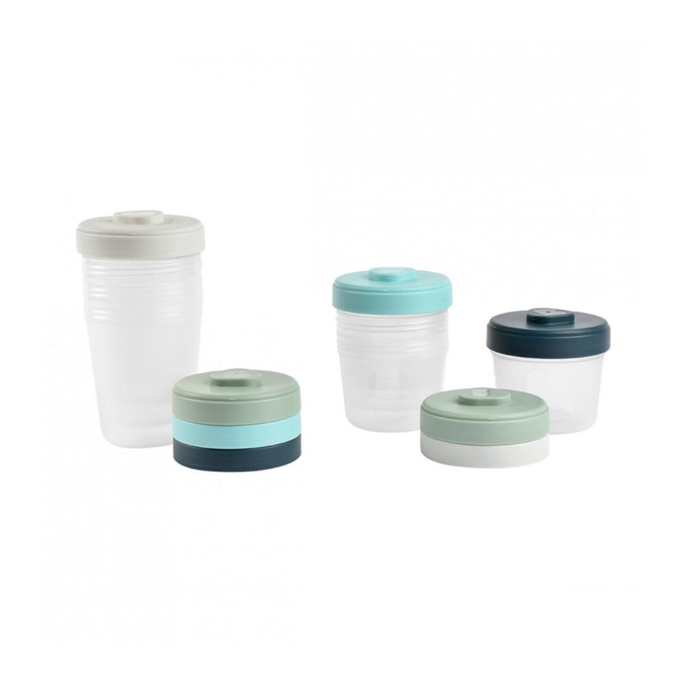 SET DE 8 FRASCOS DE CONSERVACIÓN 4 DE 150 ML Y 4 DE 250 ML BEABA