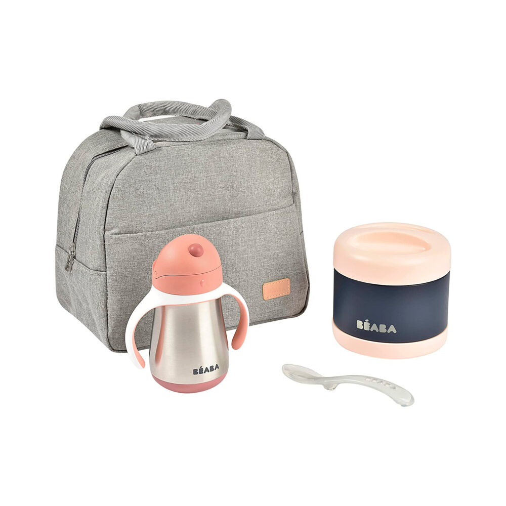 SET DE UTENSILIOS CON LONCHERA ISOTÉRMICA PARA NIÑOS BEABA