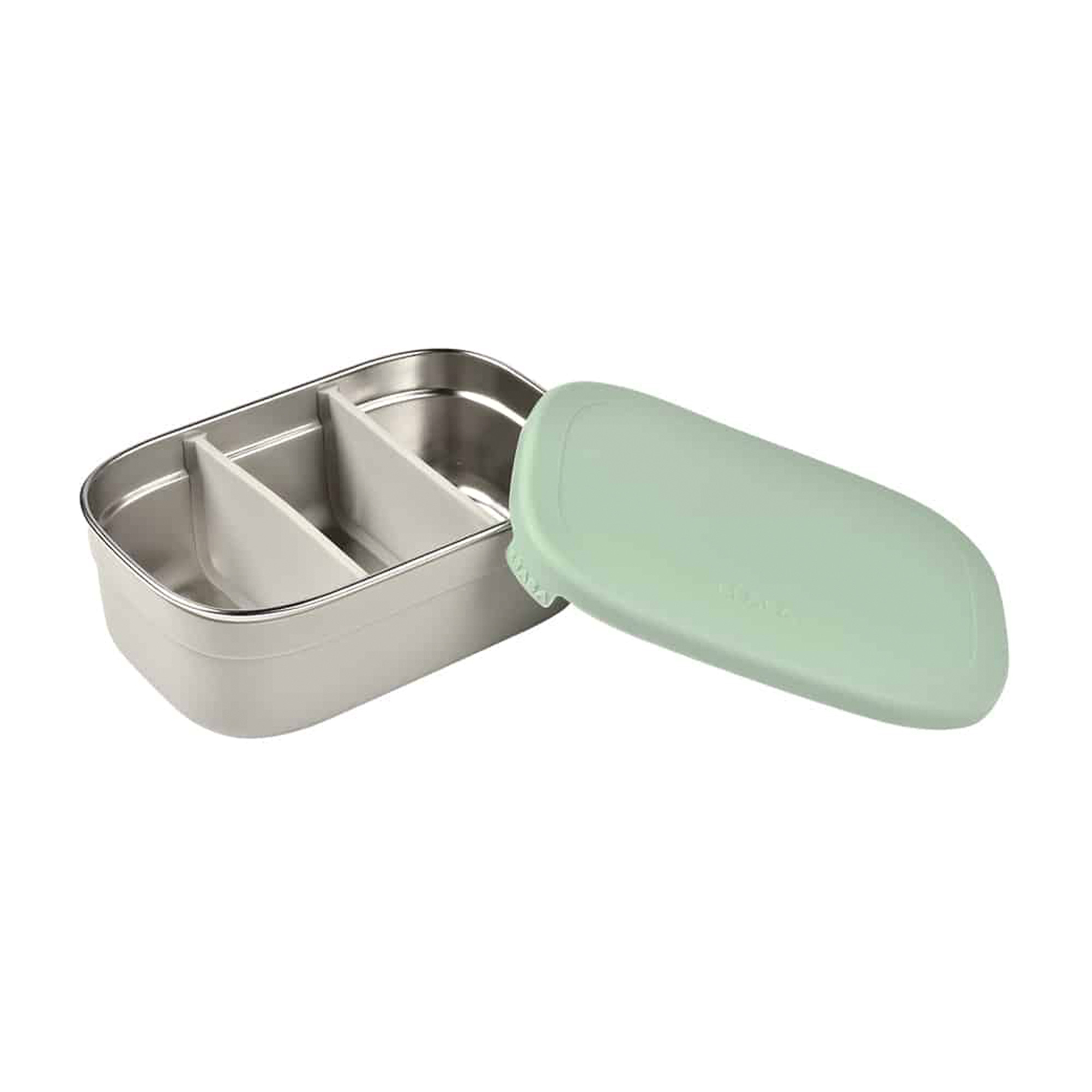 Envase de comida con compartimientos de acero inoxidable - BEABA Envase de comida con compartimientos de acero inoxidable - BEABA