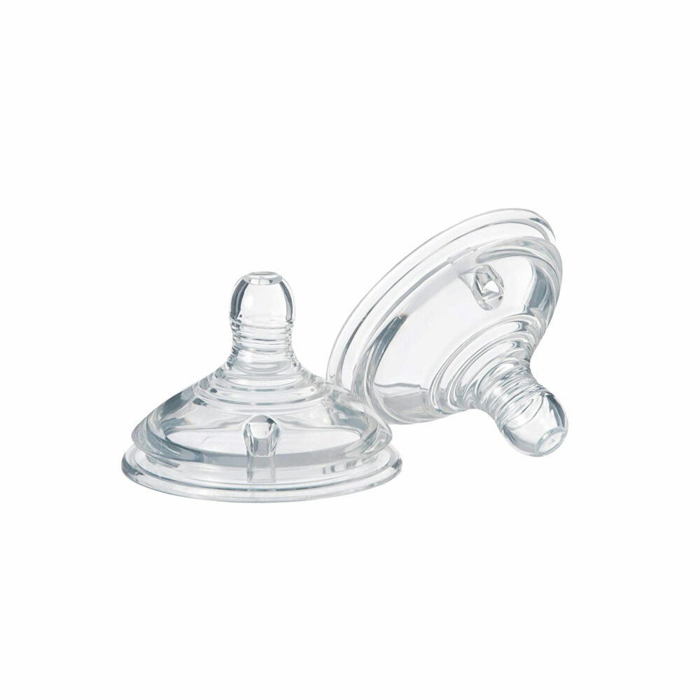 SET DE 2 TETINAS FISIOLÓGICA SX PRO SILICONA FLUJO LENTO (S) +0 MESES SUAVINEX