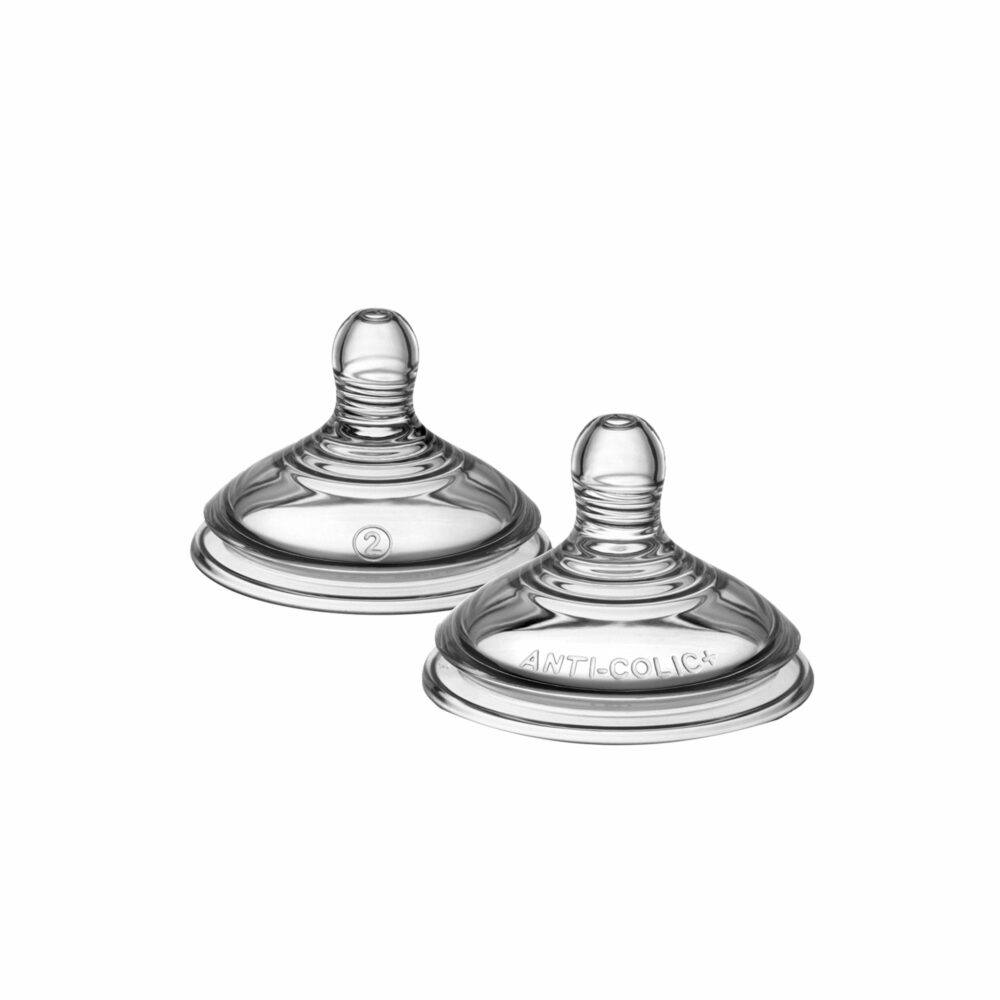 SET DE 2 TETINAS FISIOLÓGICA SX PRO SILICONA FLUJO LENTO (S) +0 MESES SUAVINEX