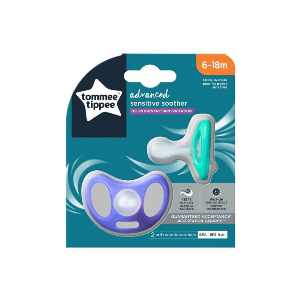 Pack d e2 chupones Advance de 6 a 18 meses - Tommee Tippee