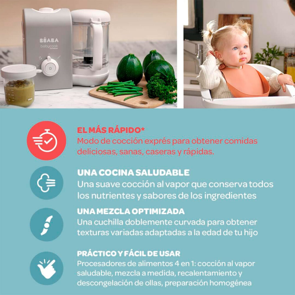 BABYCOOK PROCESADOR DE ALIMENTOS MODELO EXPRESS BEABA