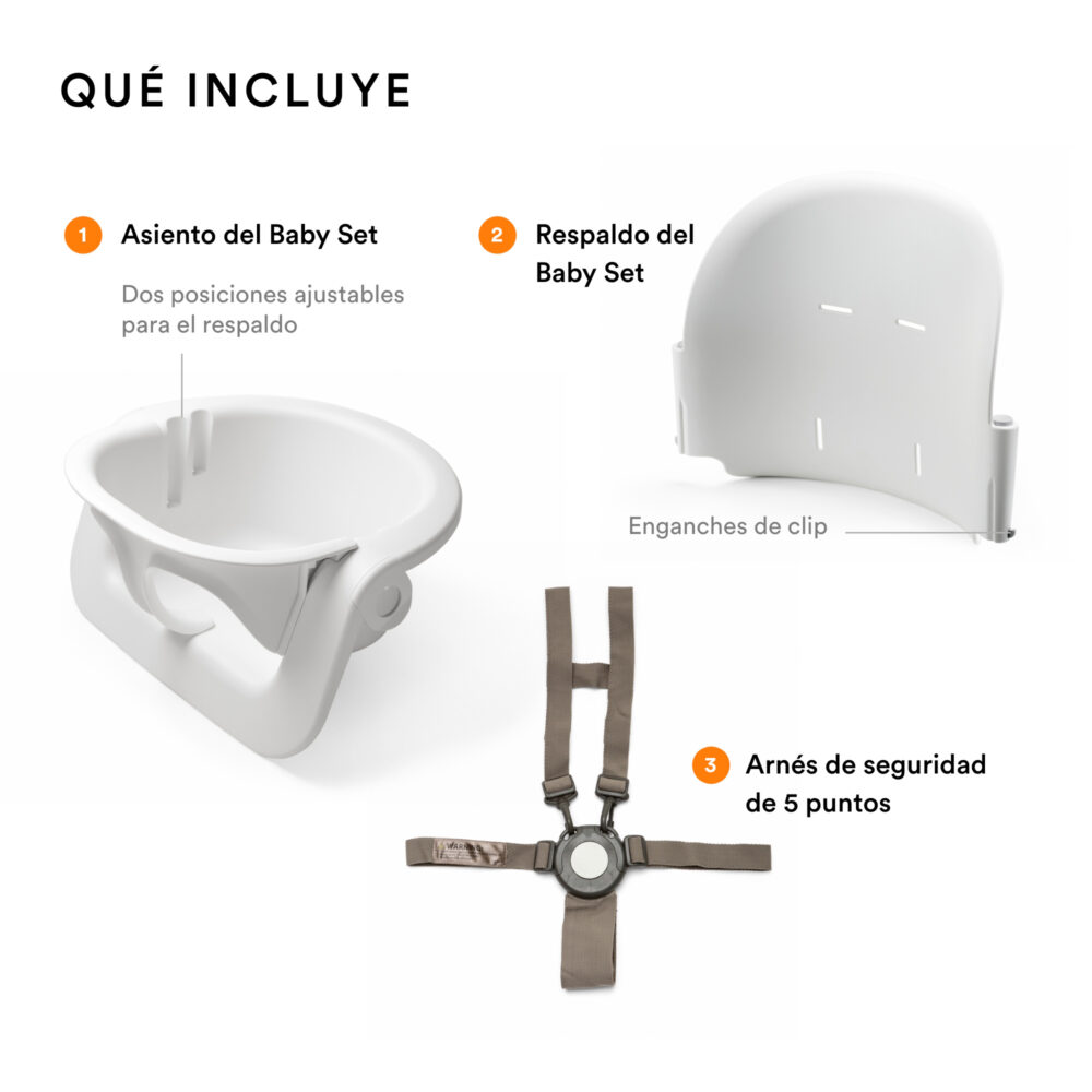 BABYSET PARA SILLA STOKKE MODELO STEPS