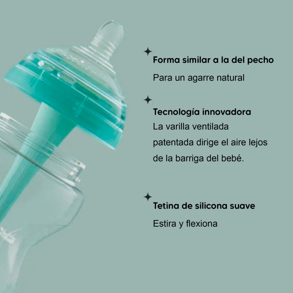 BIBERÓN ANTICÓLICOS DE 9 ONZAS ADVANCED ANTI COLIC TOMMEE TIPPEE
