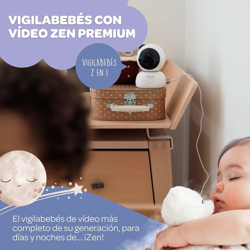 CÁMARA DE VIDEO VIGILANCIA FULL HD ZEN PREMIUM VISTA DE 360° BEABA