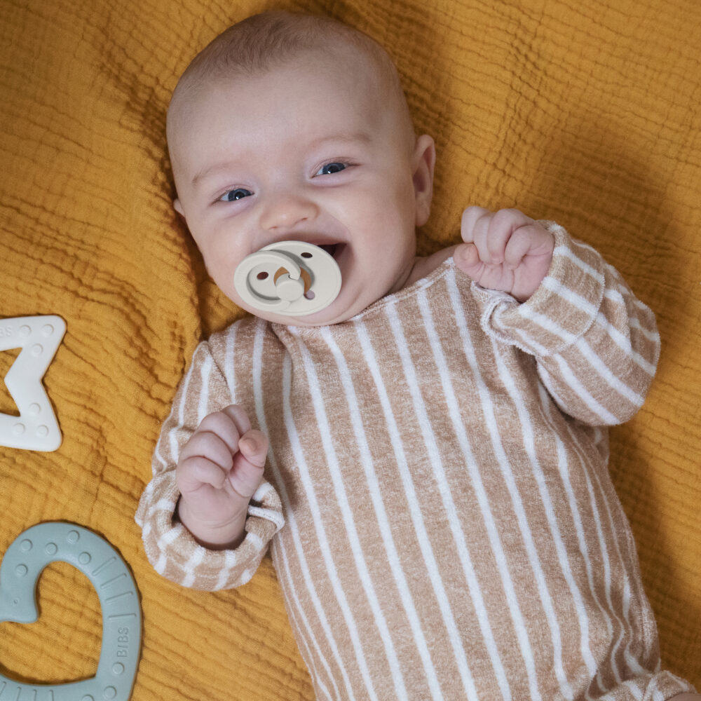 PACK DE 2 CHUPONES DE CAUCHO NATURAL USO 0 - 6 MESES TALLA 1 BIBS