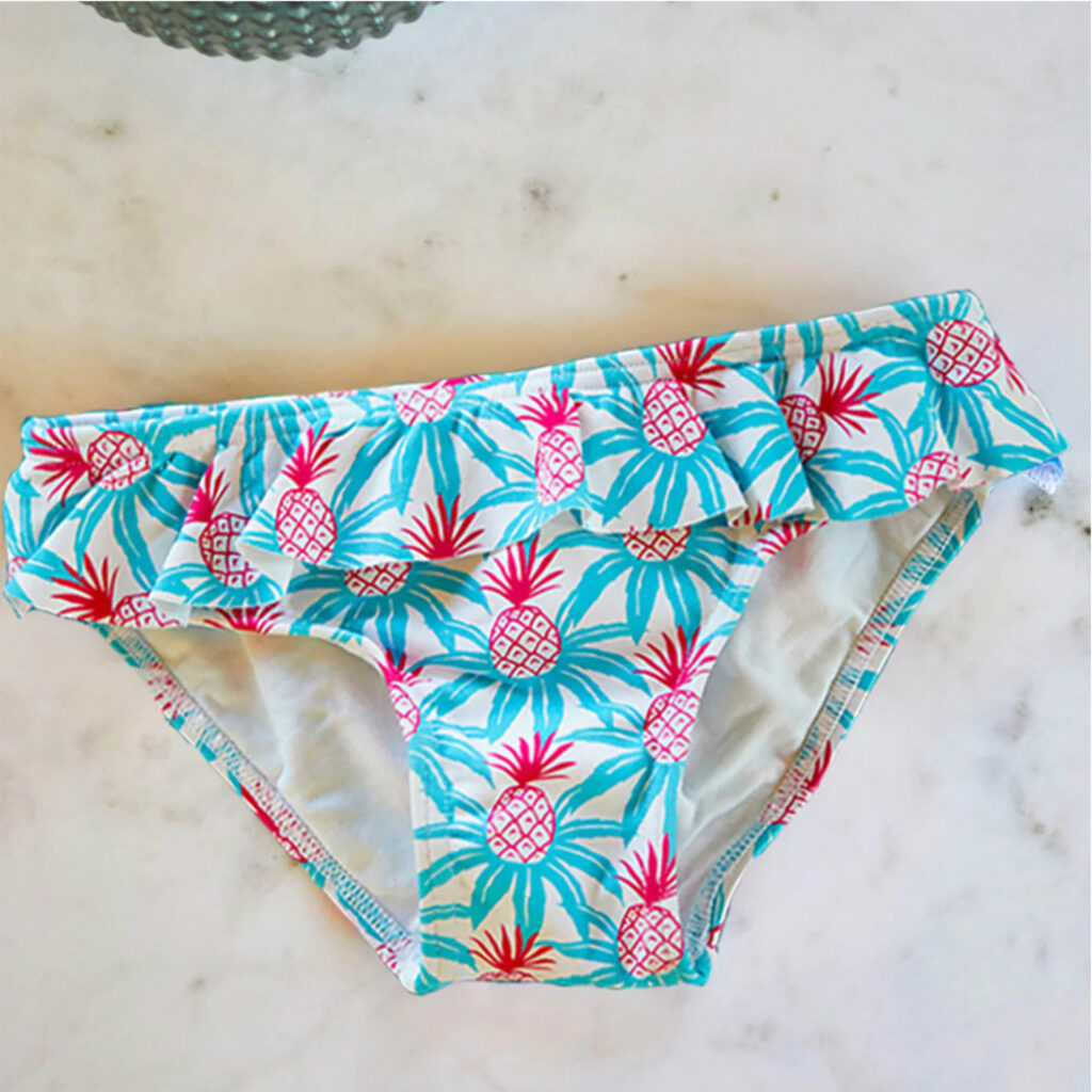 CuletÍn De BaÑo De NiÑa BebÉ Crazy Pineapple De 12 A 18 Meses Tinyteo 