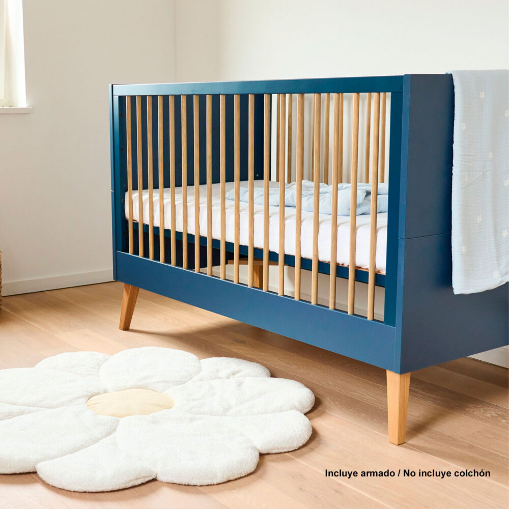 CUNA + SOMIER MODELO BOLD BLUE 140 X 70 CM CHILDHOME
