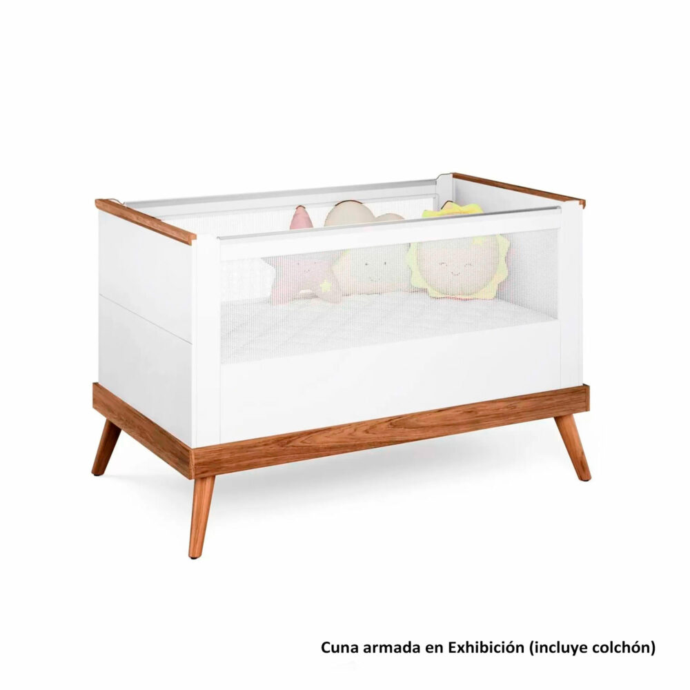 CUNA ANTI REFLUJO MODELO NINAR 142 X 76 CM COLOR BLANCO DIVICAR