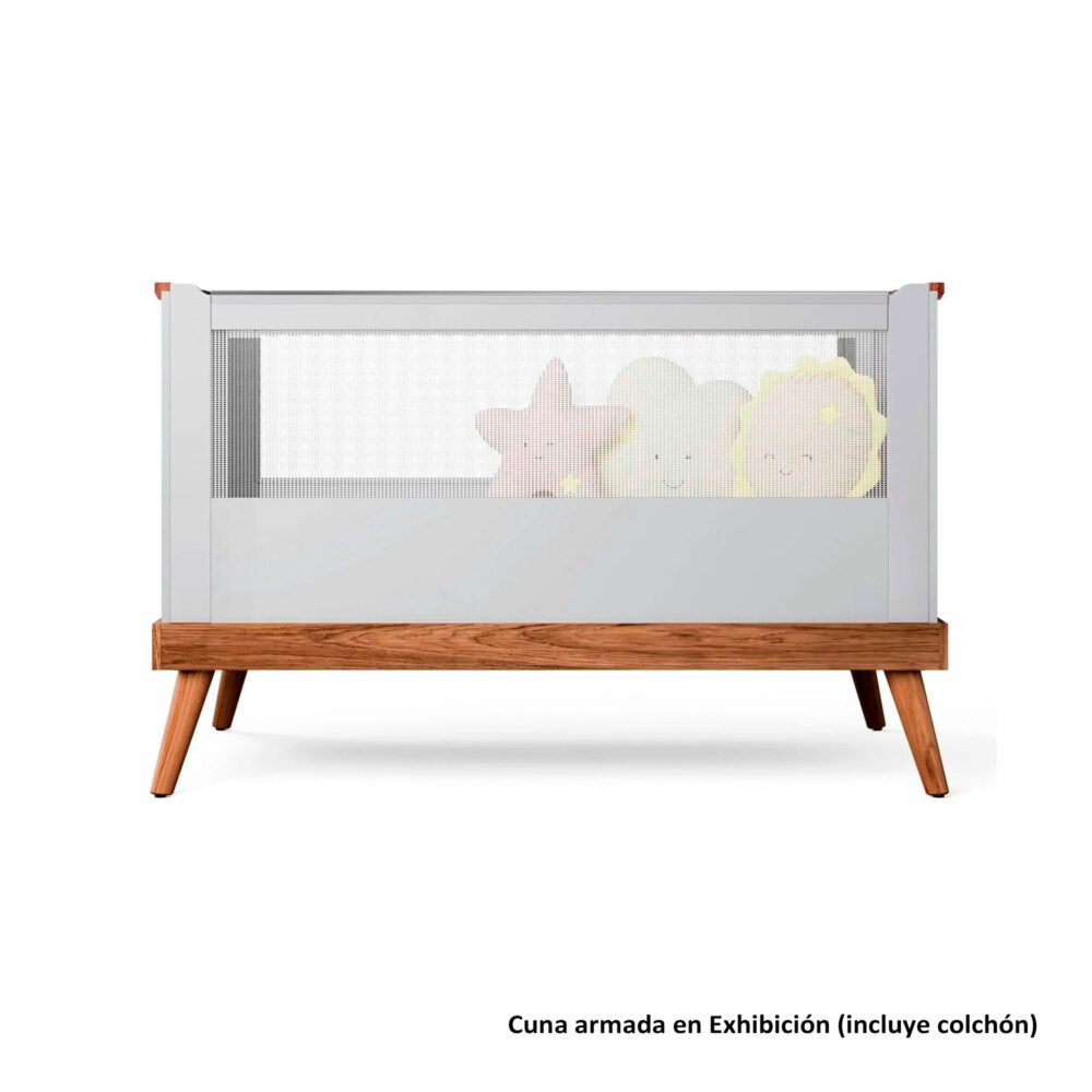 CUNA ANTI REFLUJO MODELO NINAR 142 X 76 CM COLOR GRIS DIVICAR