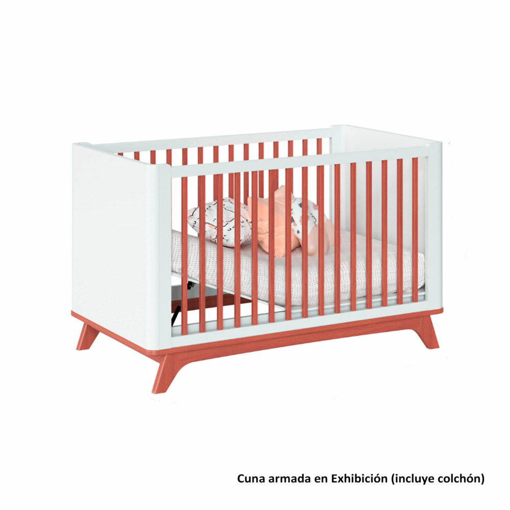 CUNA ANTI REFLUJO MODELO SAMBALELE 130 X 70 CM COLOR BLANCO DIVICAR
