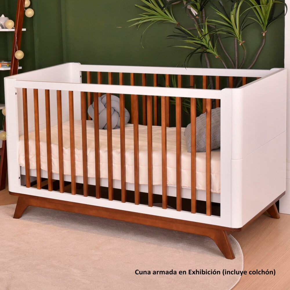 CUNA ANTI REFLUJO MODELO SAMBALELE 130 X 70 CM COLOR BLANCO DIVICAR