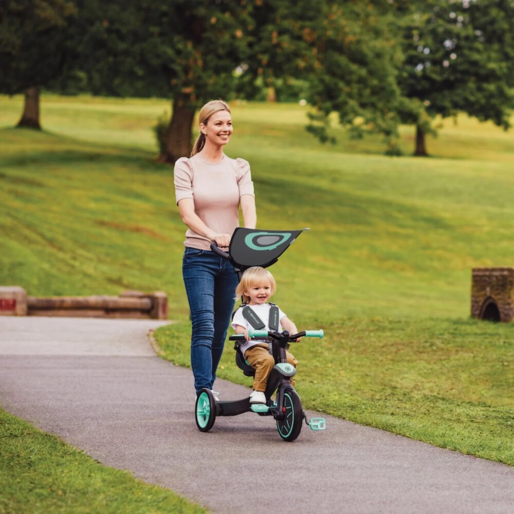 TRICICLO 4 EN 1 MODELO EXPLORER TRIKE DE 10 MESES A 5 AÑOS GLOBBER