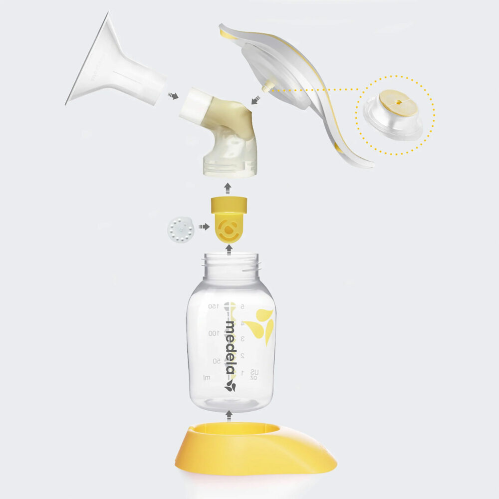 EXTRACTOR MANUAL DE LECHE MATERNA FLEX HARMONY MEDELA