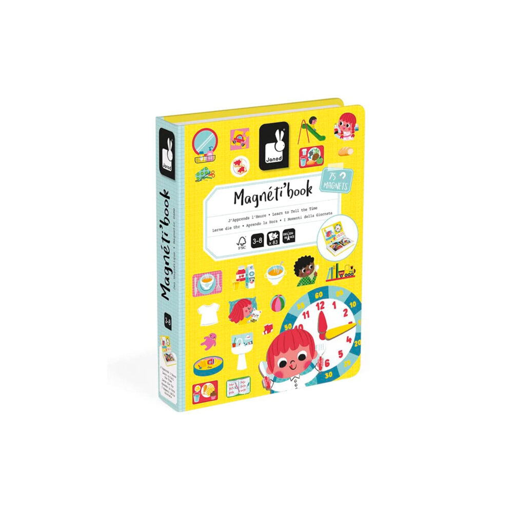 LIBRO MAGNÉTICO APRENDIENDO LA HORA JANOD