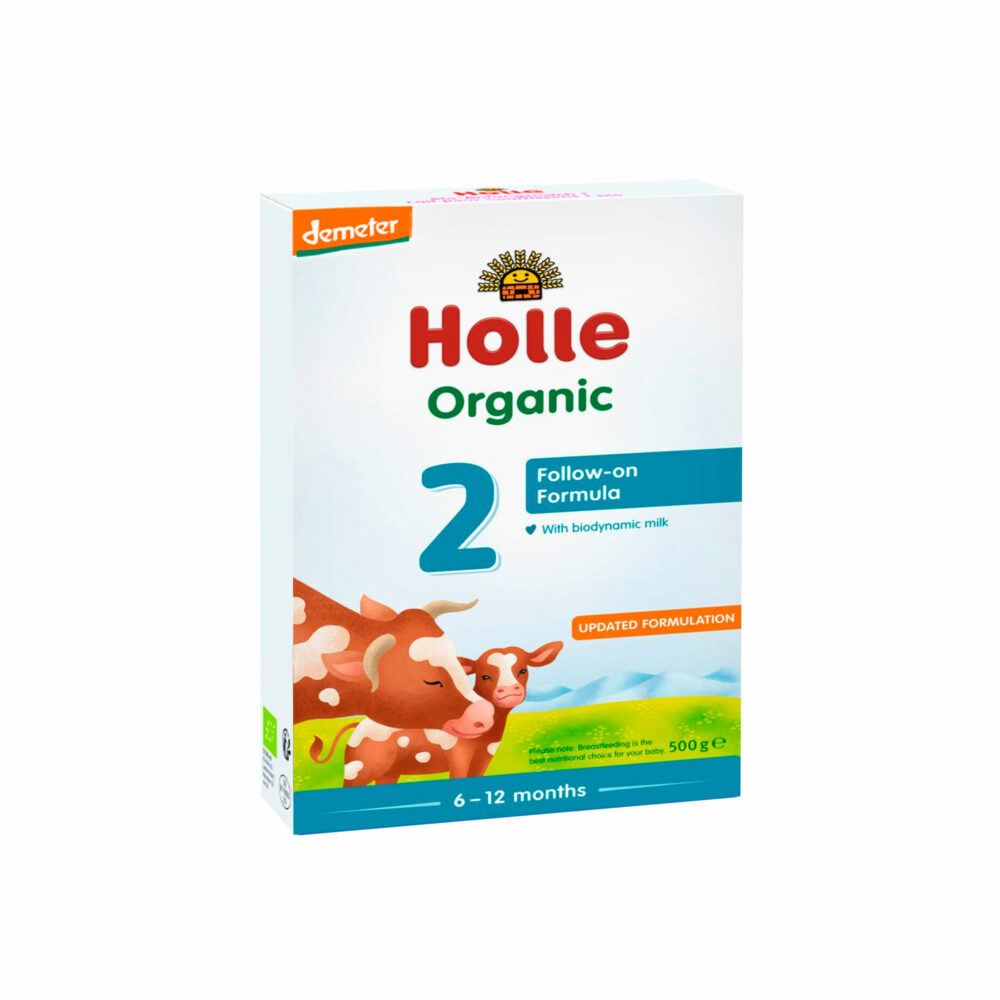 FÓRMULA ORGÁNICA DE CONTINUACIÓN ETAPA 2 CON DHA & ARA DE 6 A 12 MESES HOLLE BABY FOOD