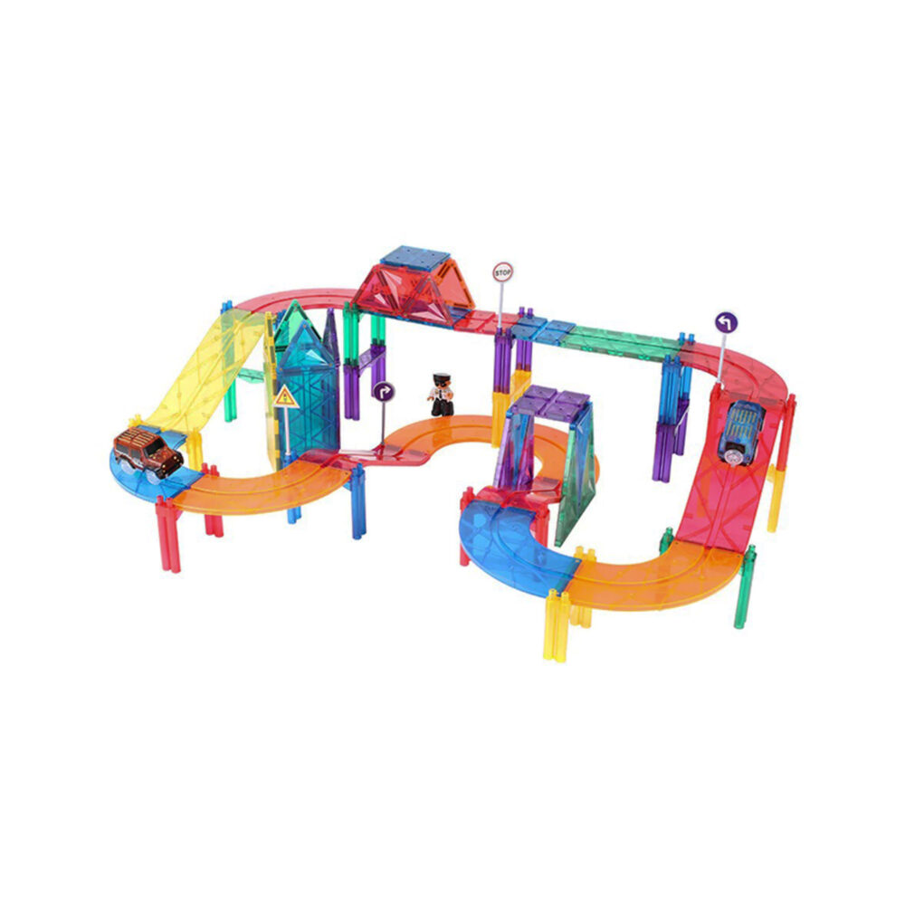 SET DE PISTAS MAGNÉTICAS DE 105 PIEZAS EDUPLAY
