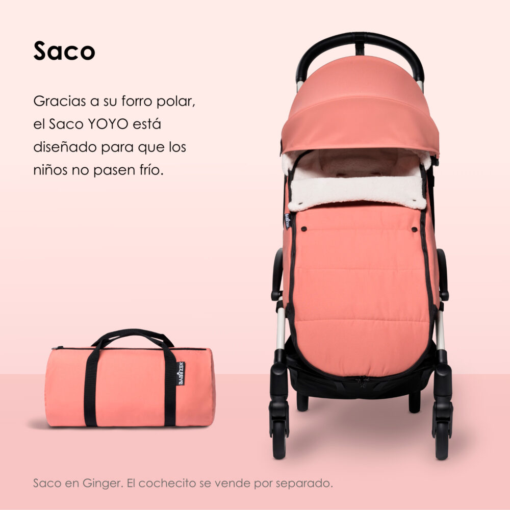 FOOTMUFF SACO CON FORRO POLAR PARA 2DA ETAPA COCHE MODELO YOYO³
