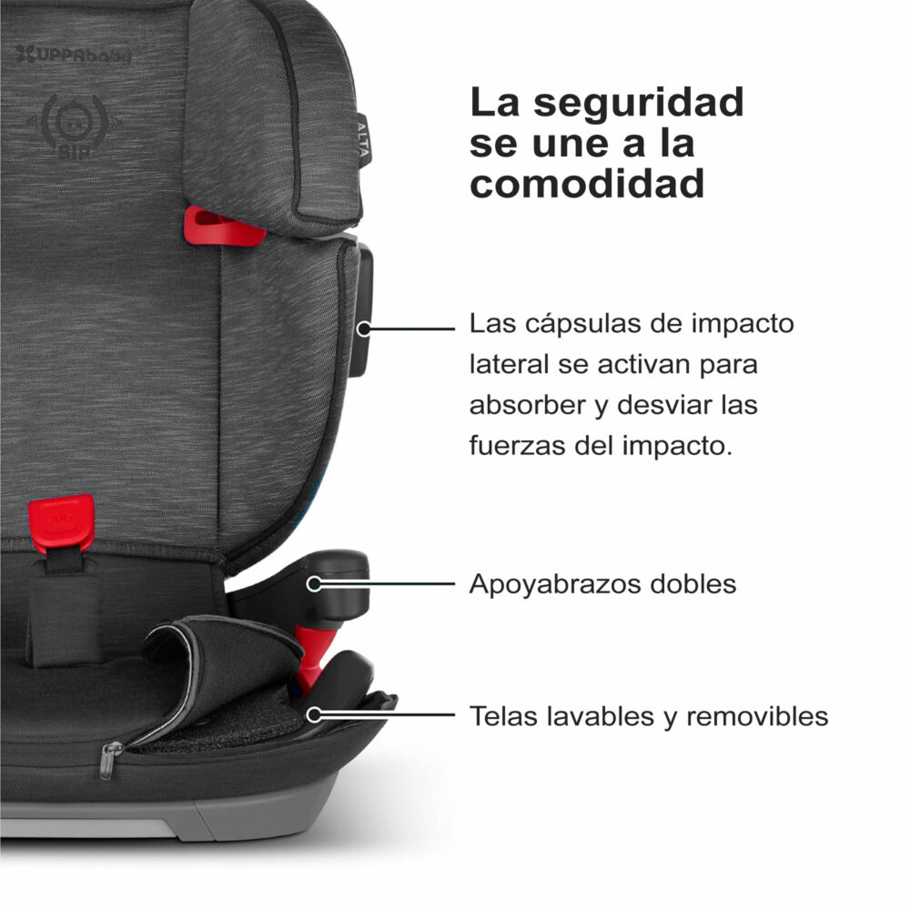 ASIENTO DE AUTO PARA NIÑOS DE 6 A 12 AÑOS MODELO ALTA BOOSTER UPPABABY - ALTA BOOSTER SEAT SASHA
