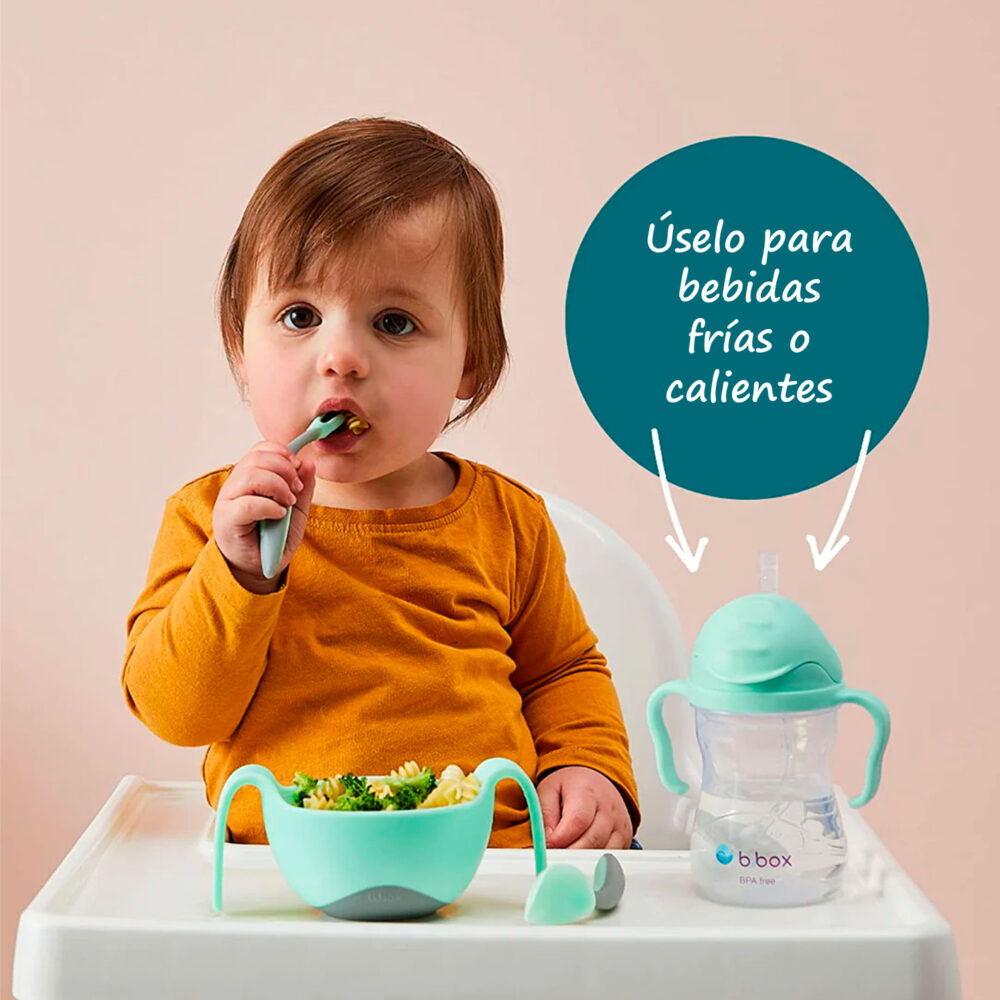VASO CON ASAS Y CAÑITA MODELO SIPPY CUP 8 OZ / 240 ML B.BOX