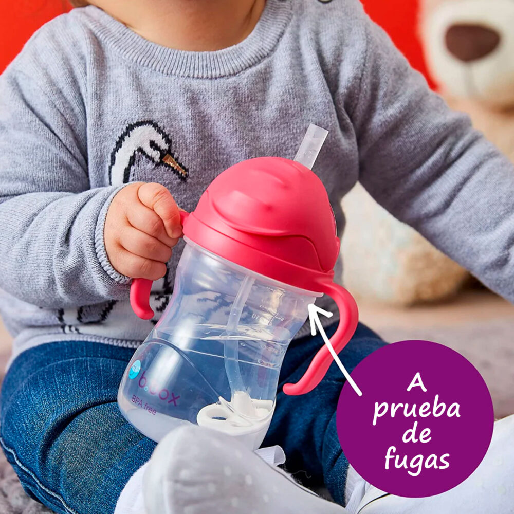 VASO CON ASAS Y CAÑITA MODELO SIPPY CUP 8 OZ / 240 ML B.BOX