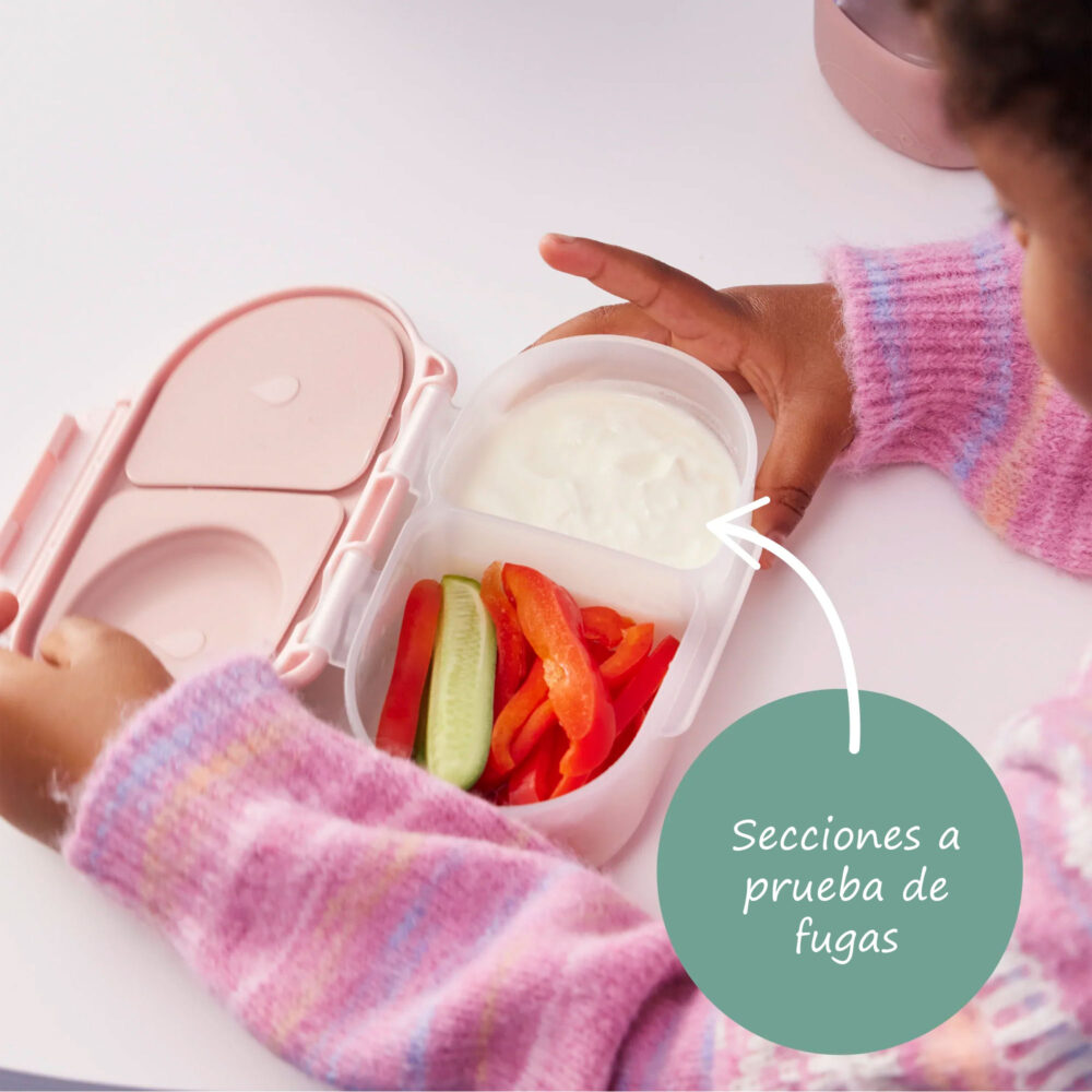 SNACKBOX CON 2 DIVISIONES PARA NIÑOS B.BOX