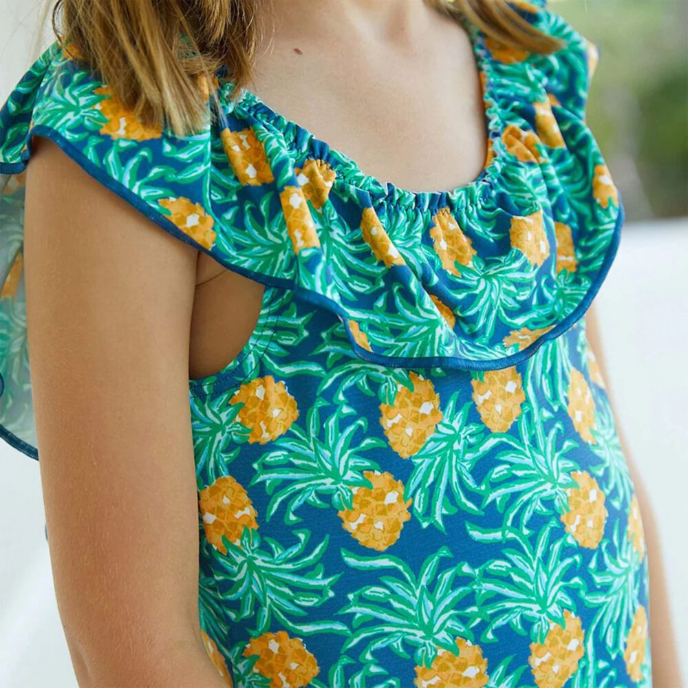 ROPA DE BAÑO PARA NIÑA ESTAMPADO PINEAPPLE TINYTEO