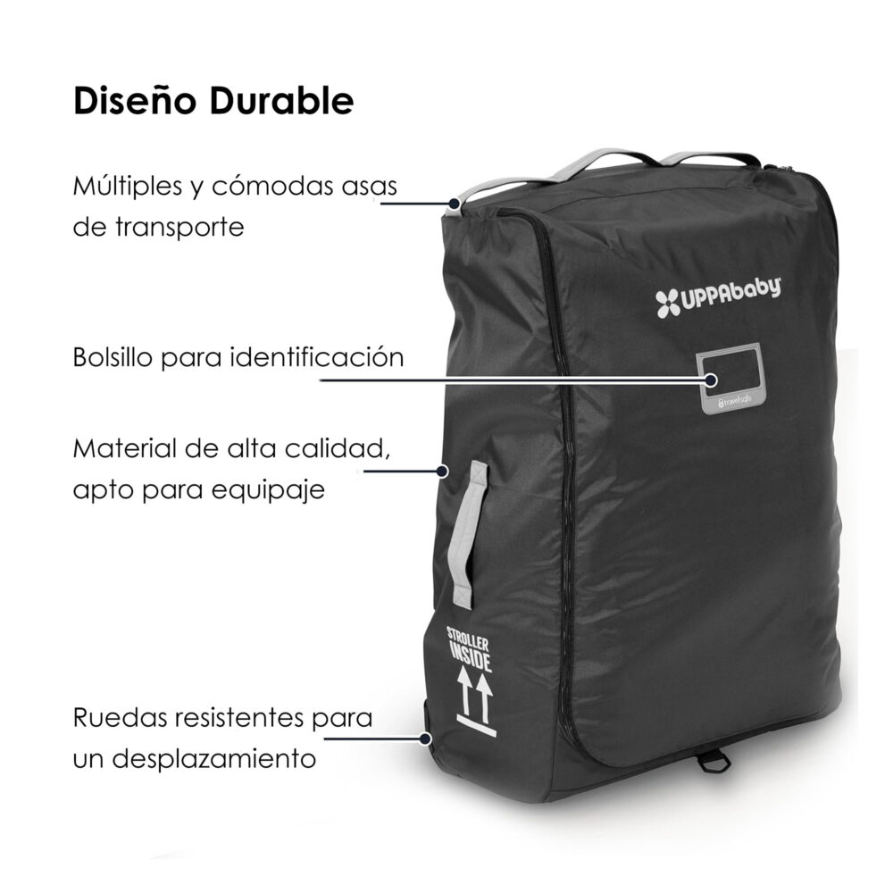 TRAVEL BAG PARA COCHE UPPABABY MODELO VISTA/VISTA V2/VISTA V3 CRUZ/CRUZ V2