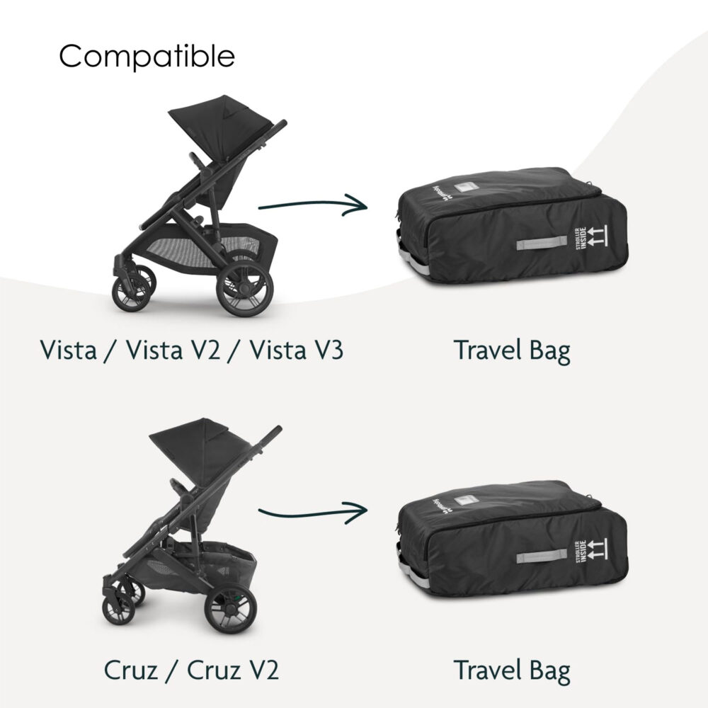 TRAVEL BAG PARA COCHE UPPABABY MODELO VISTA/VISTA V2/VISTA V3 CRUZ/CRUZ V2