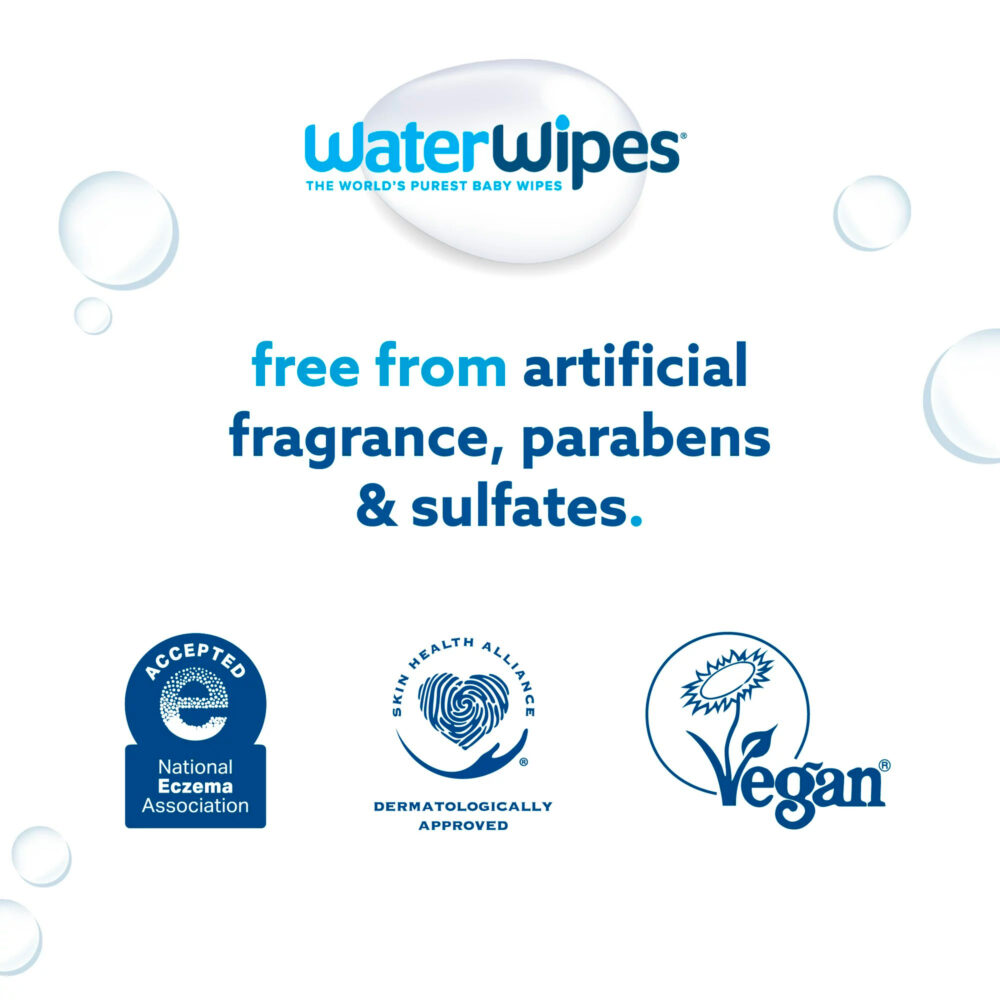 TOALLAS HÚMEDAS TRIPACK 3 PAQUETES DE 60 UNIDADES CADA UNA WATERWIPES