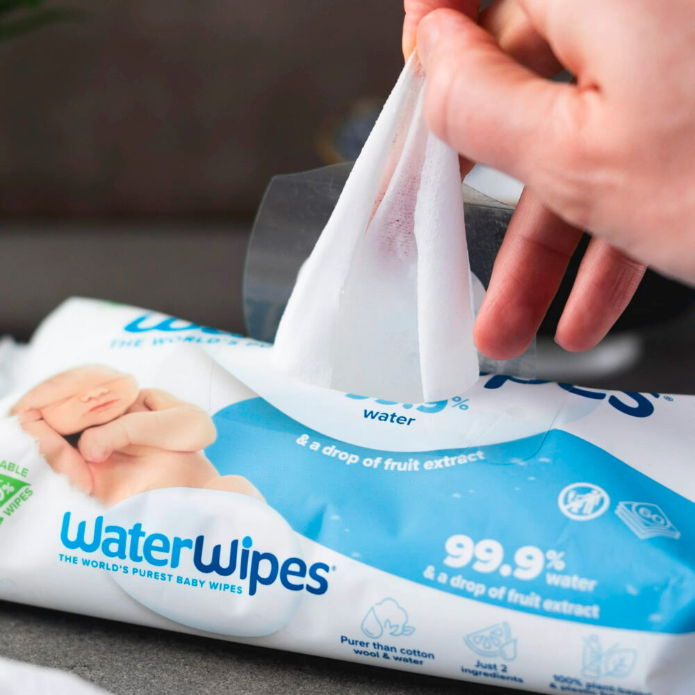 TOALLAS HÚMEDAS TRIPACK 3 PAQUETES DE 60 UNIDADES CADA UNA WATERWIPES