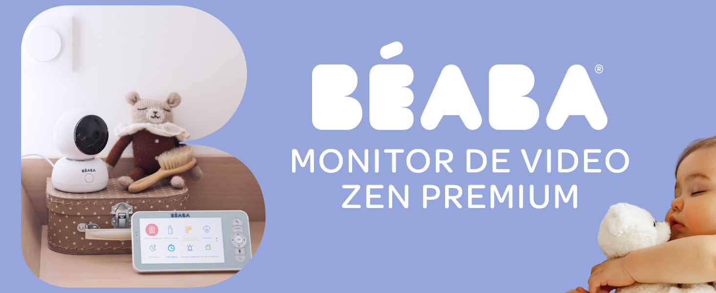 CÁMARA DE VIDEO VIGILANCIA FULL HD ZEN PREMIUM VISTA DE 360° BEABA CÁMARA DE VIDEO VIGILANCIA FULL HD ZEN PREMIUM VISTA DE 360° BEABA