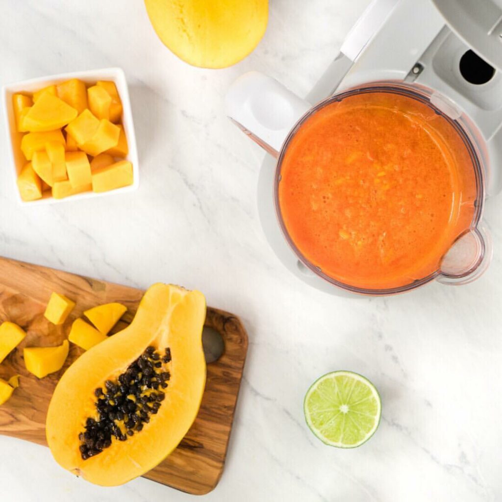 Pure de Papaya y Mango