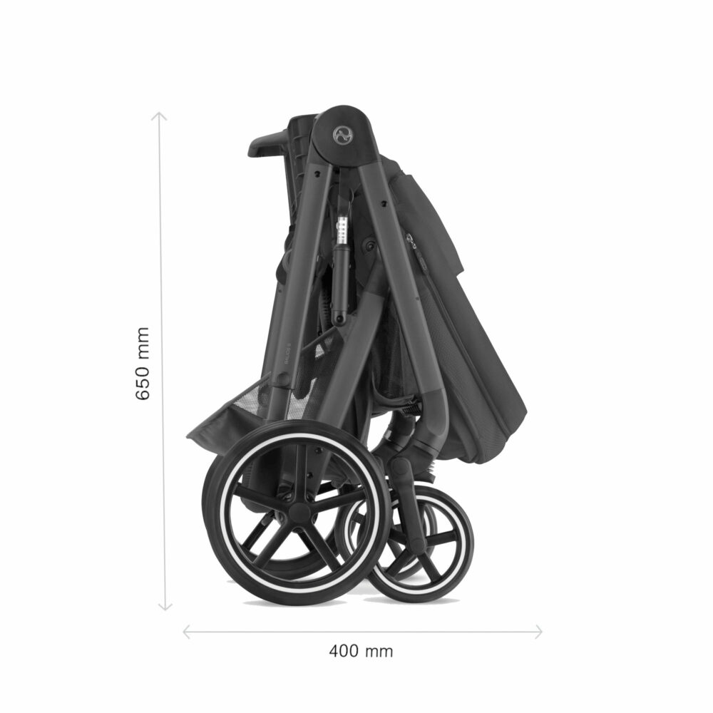 COCHE MODELO BALIOS S LUX CYBEX - BALIOS S LUX MOON BLACK / FRAME BLACK