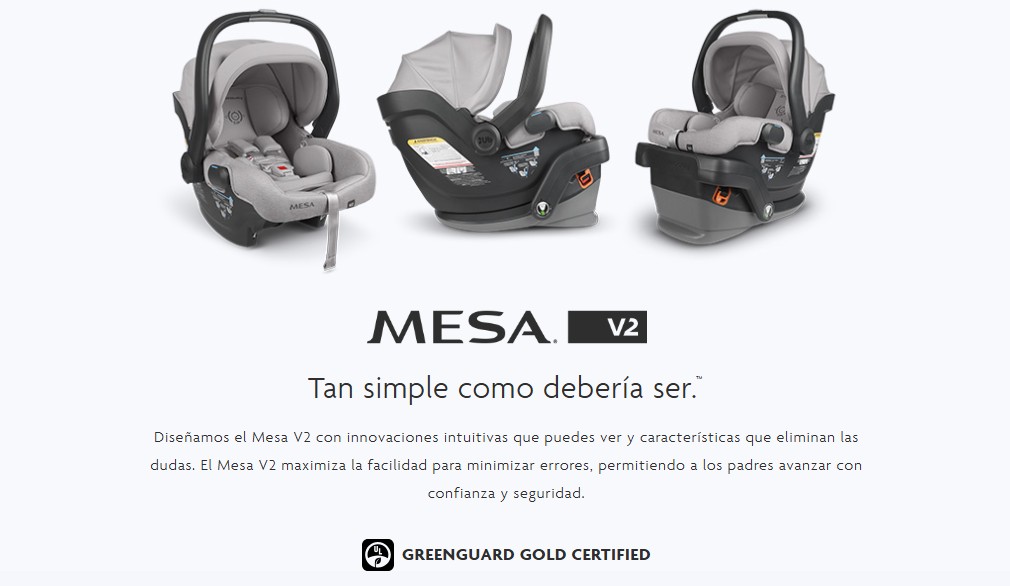 ASIENTO DE AUTO MODELO MESA V2 PARA VISTA V2 / CRUZ V2 / MINU V2 UPPABABY