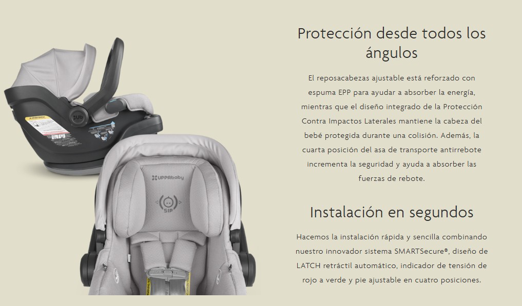 ASIENTO DE AUTO MODELO MESA V2 PARA VISTA V2 / CRUZ V2 / MINU V2 UPPABABY