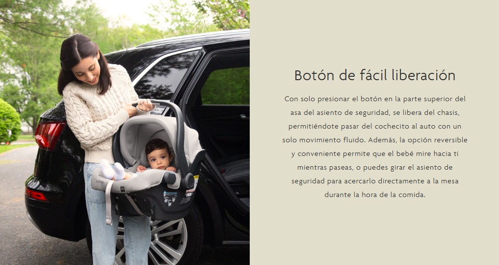 ASIENTO DE AUTO MODELO MESA V2 PARA VISTA V2 / CRUZ V2 / MINU V2 UPPABABY