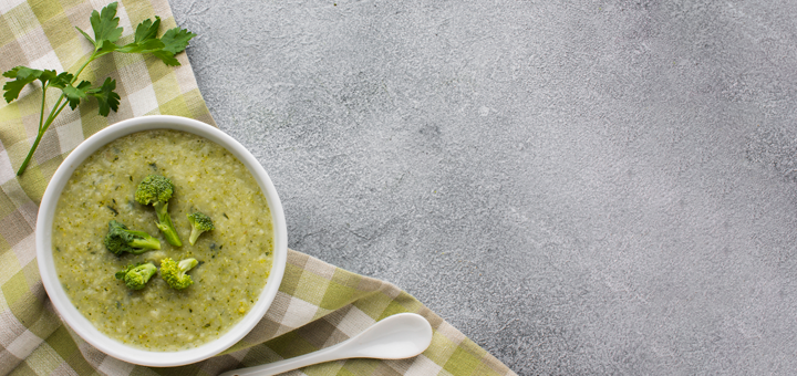 Papilla de Avena y Brócoli
