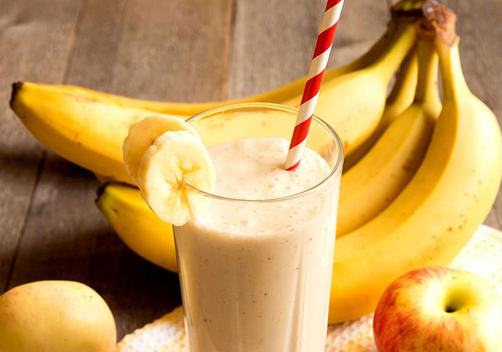 smoothie platano manzana