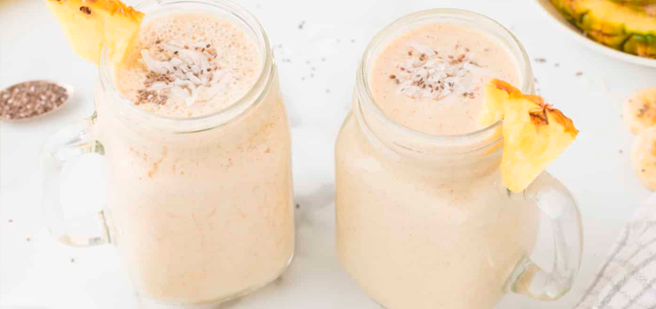 Smoothie de Piña y Plátano