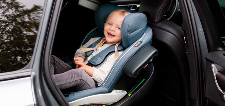 ¡El asiento de auto bidireccional más seguro!