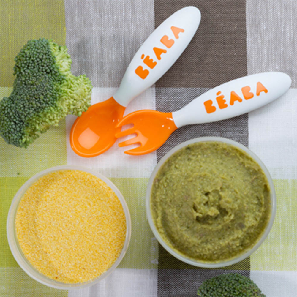 pure brocoli polenta carne