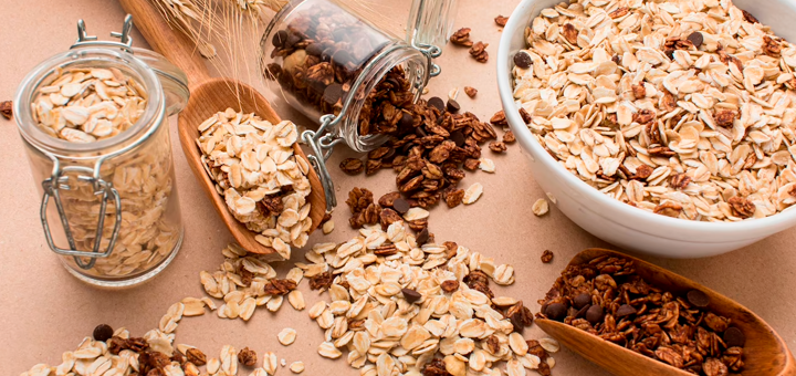 Cereales sin gluten y con gluten: Lista para el bebé