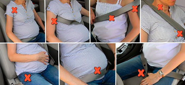 cinturon seguridad embarazo