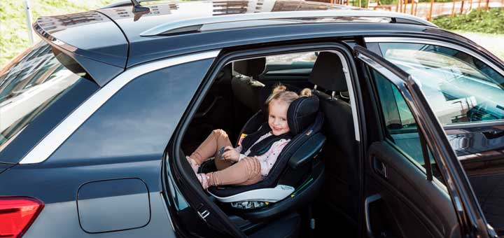 ¡El asiento de auto bidireccional más seguro!