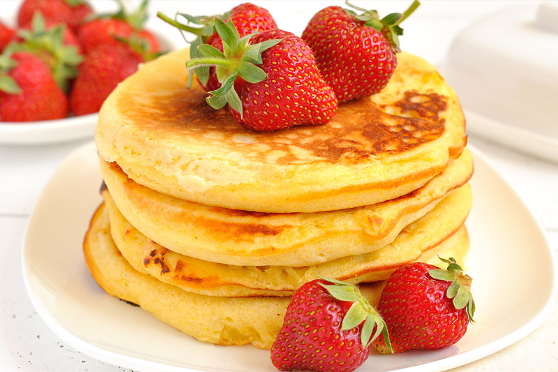 panqueques avena frutas