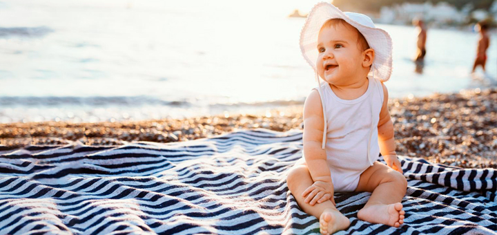 Cómo cuidar la piel del bebé recién nacido en verano