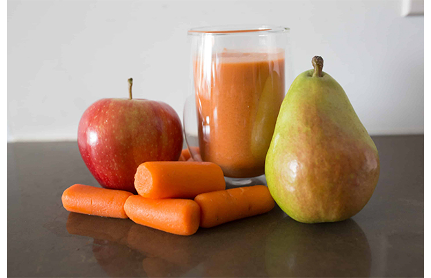 receta papilla pera manzana zanahoria